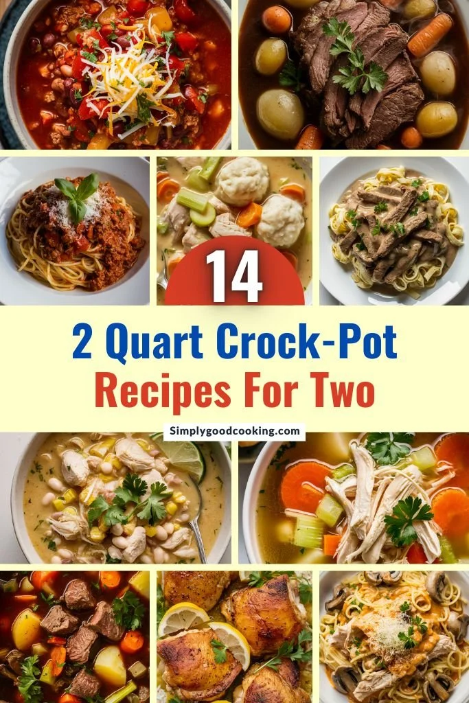 Two serving Crock-Pot recipes for easy and delicious meals