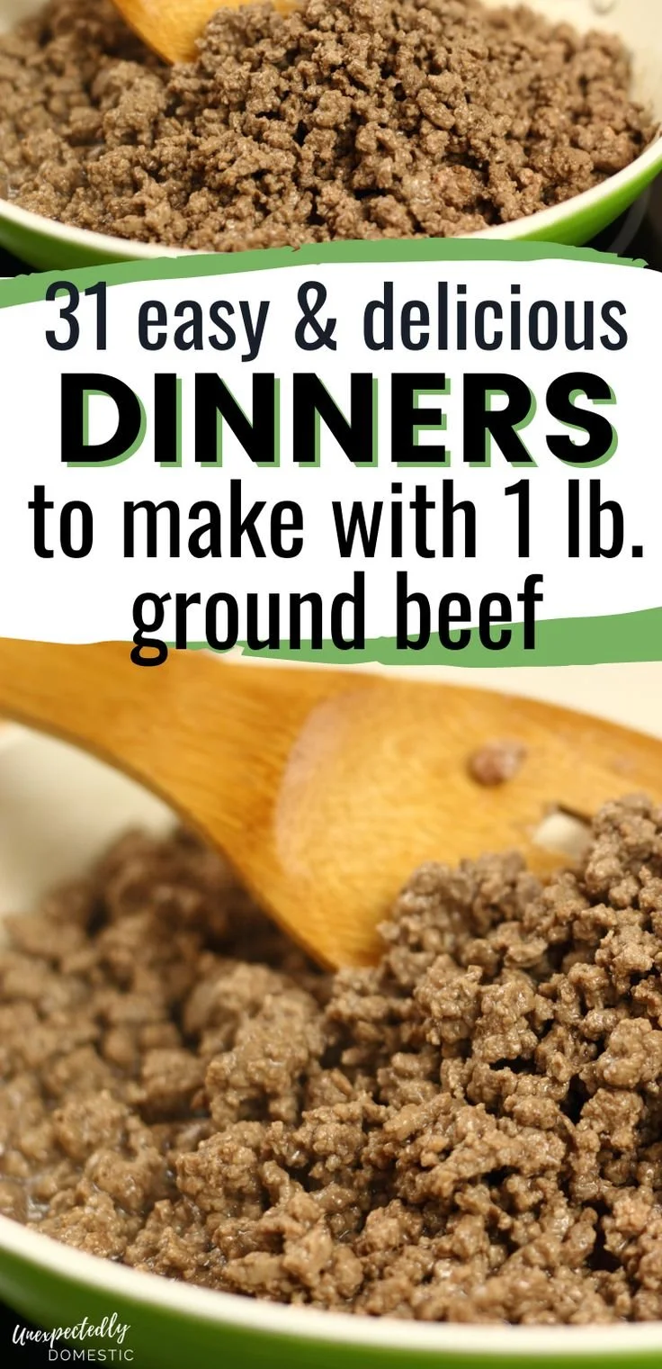 Delicious ground beef recipes for affordable and easy family meals