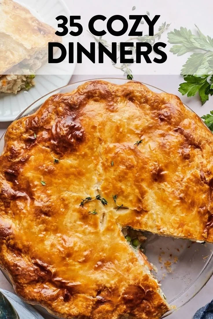 A warm bowl of soup, perfect for cold weather dinners.
