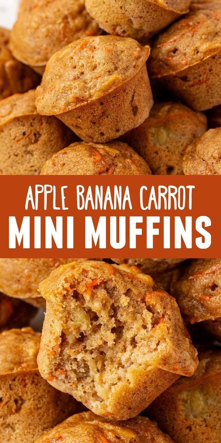 ABC mini muffins displayed on a plate, perfect for snacks and breakfast