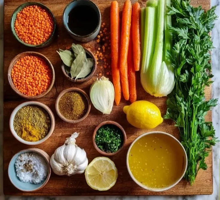 Anti-Inflammatory Golden Lemon Lentil Soup