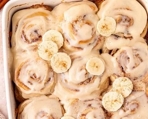Banana Bread Cinnamon Rolls