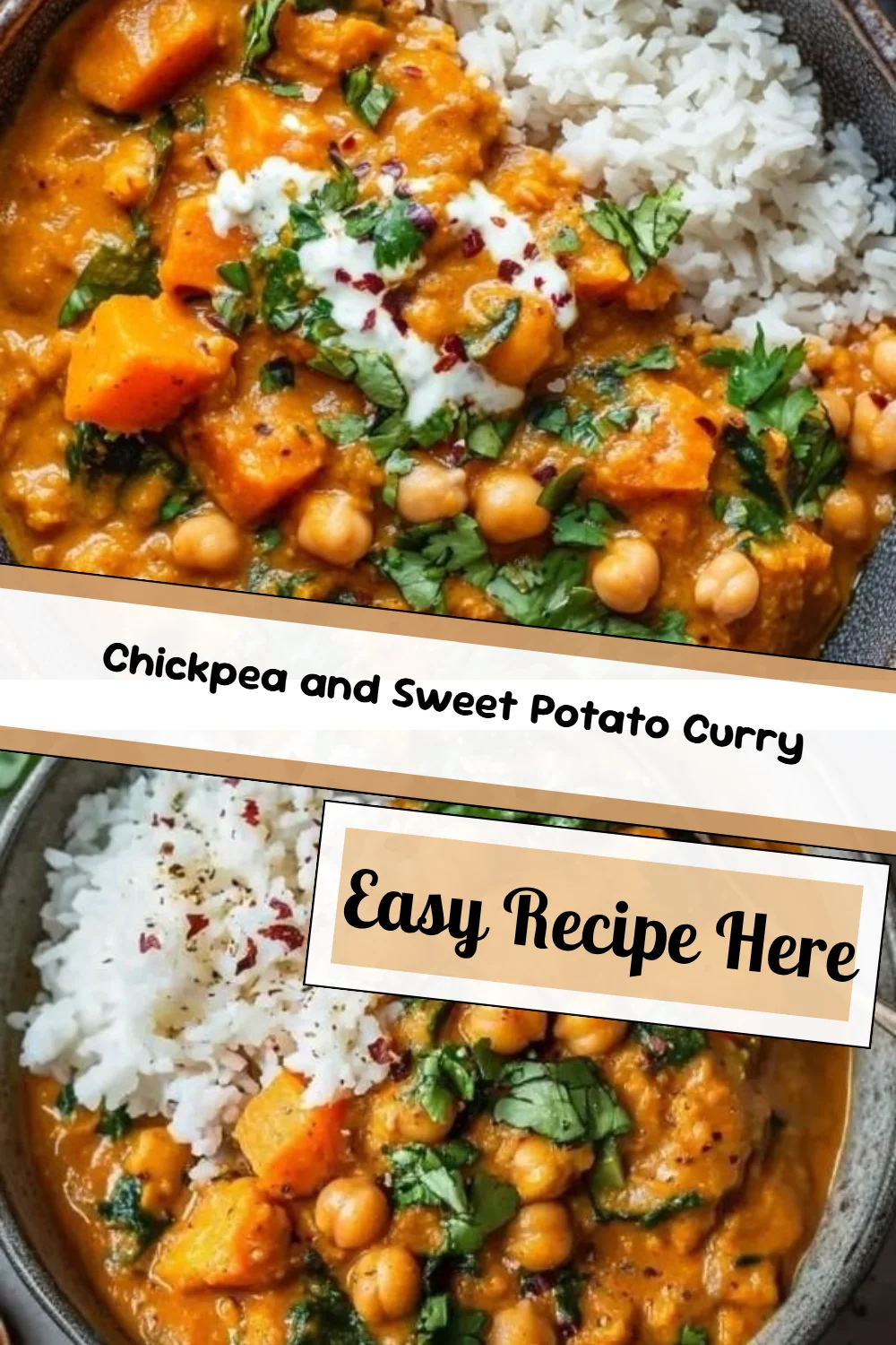 Chickpea and Sweet Potato Curry