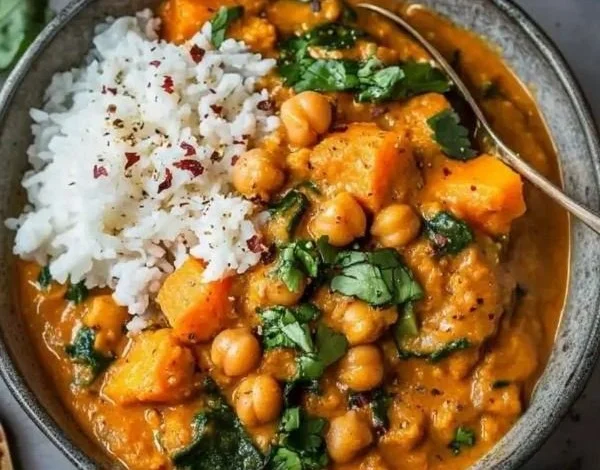 Sweet Potato and Chickpea Curry