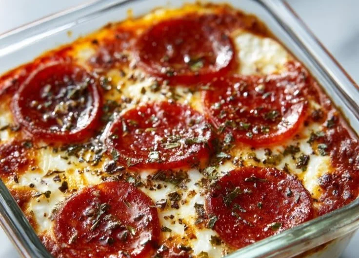 Healthy cottage cheese pizza bowl rich in protein, a delicious comfort food option
