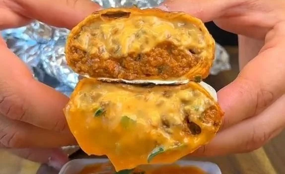 Creamy beef and cheese burritos ready to delight your taste buds