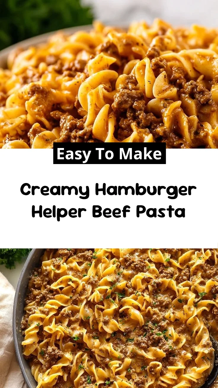 Creamy Hamburger Helper Beef Pasta