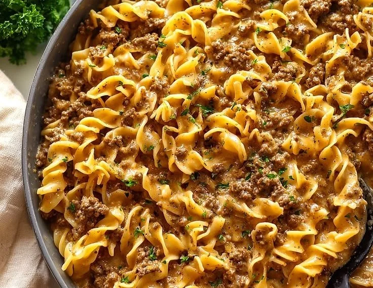 Creamy Hamburger Helper Beef Pasta