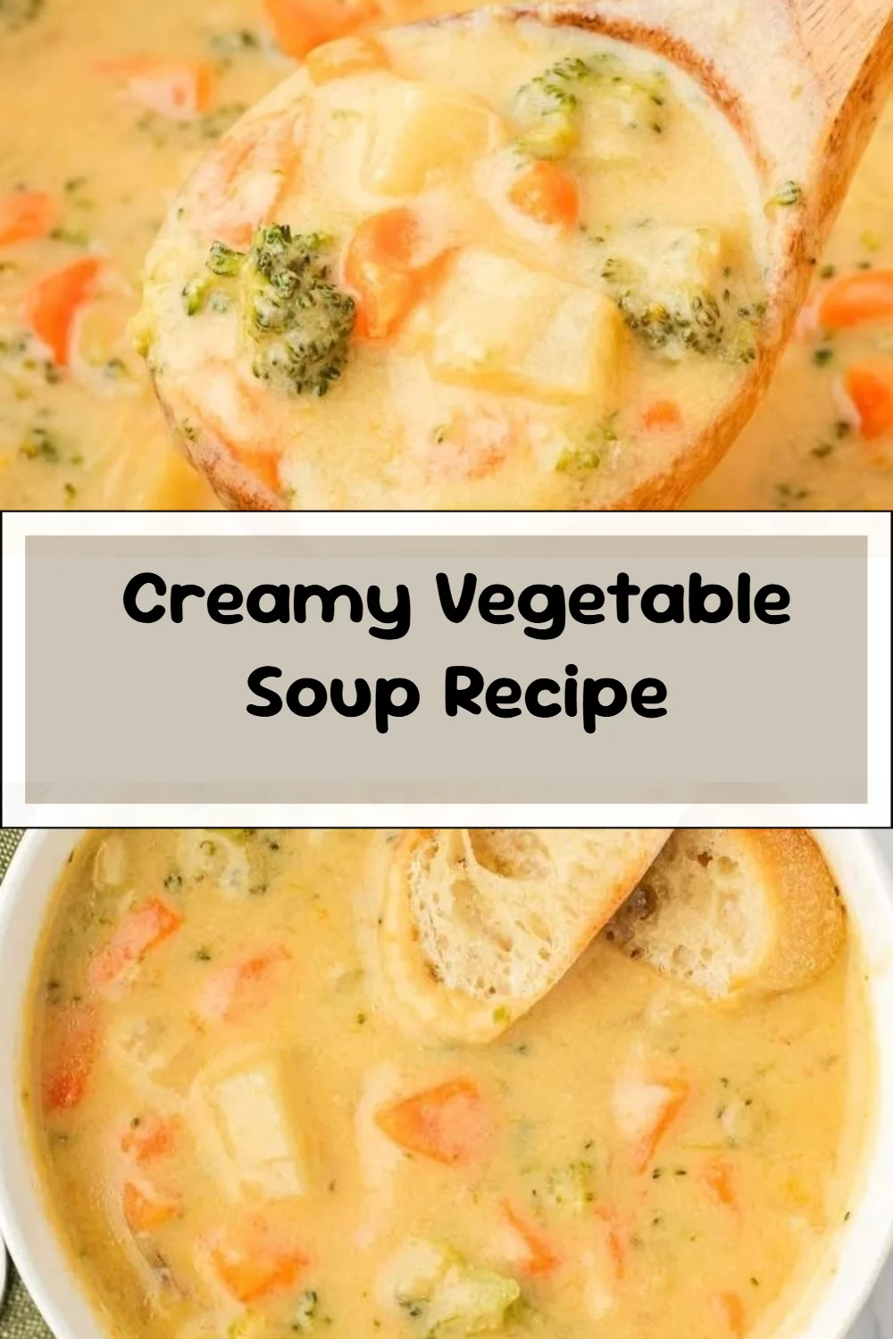 Creamy Vegetable Soup Recipe