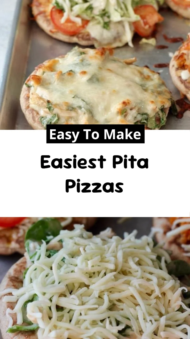 Easiest Pita Pizzas