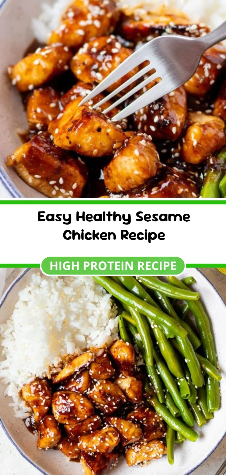 Easy Healthy Sesame Chicken Recipe