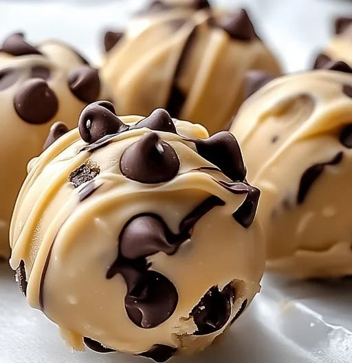 Frozen Greek yogurt peanut butter bites in a bowl, topped with peanuts.