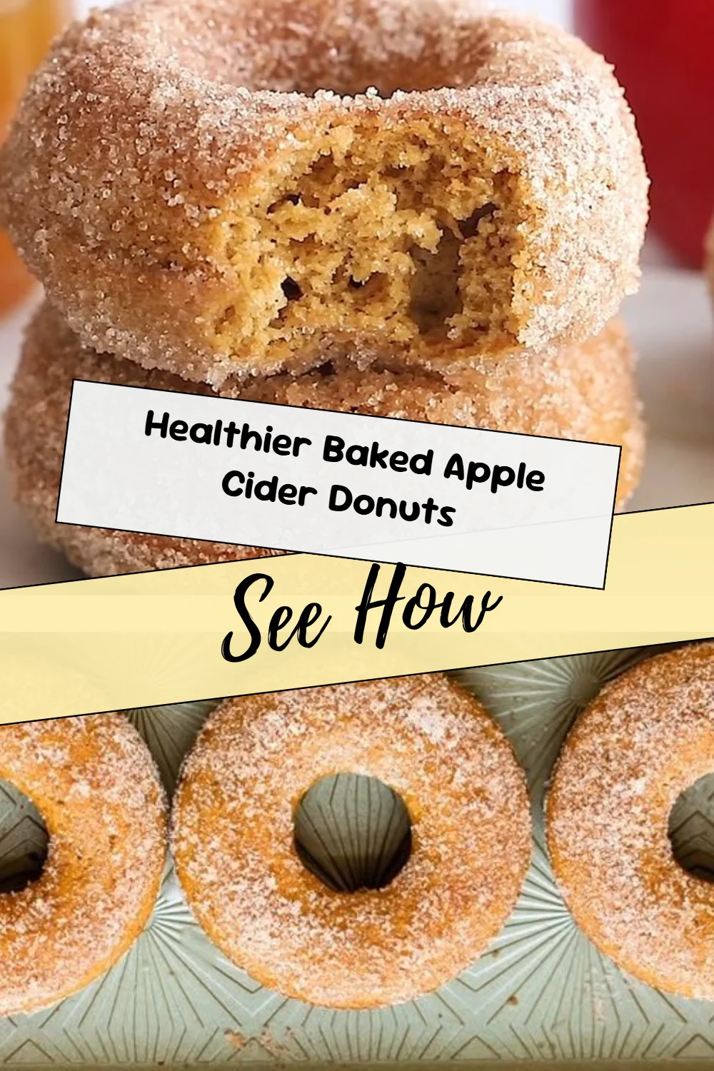 Healthier Baked Apple Cider Donuts
