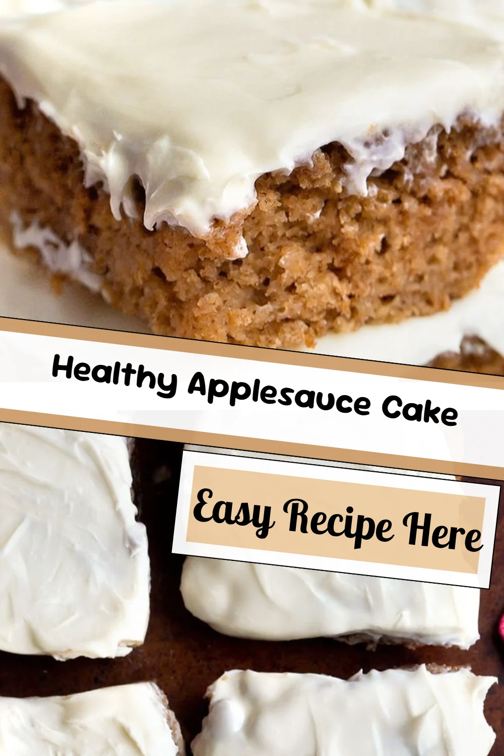 Healthy Applesauce Cake