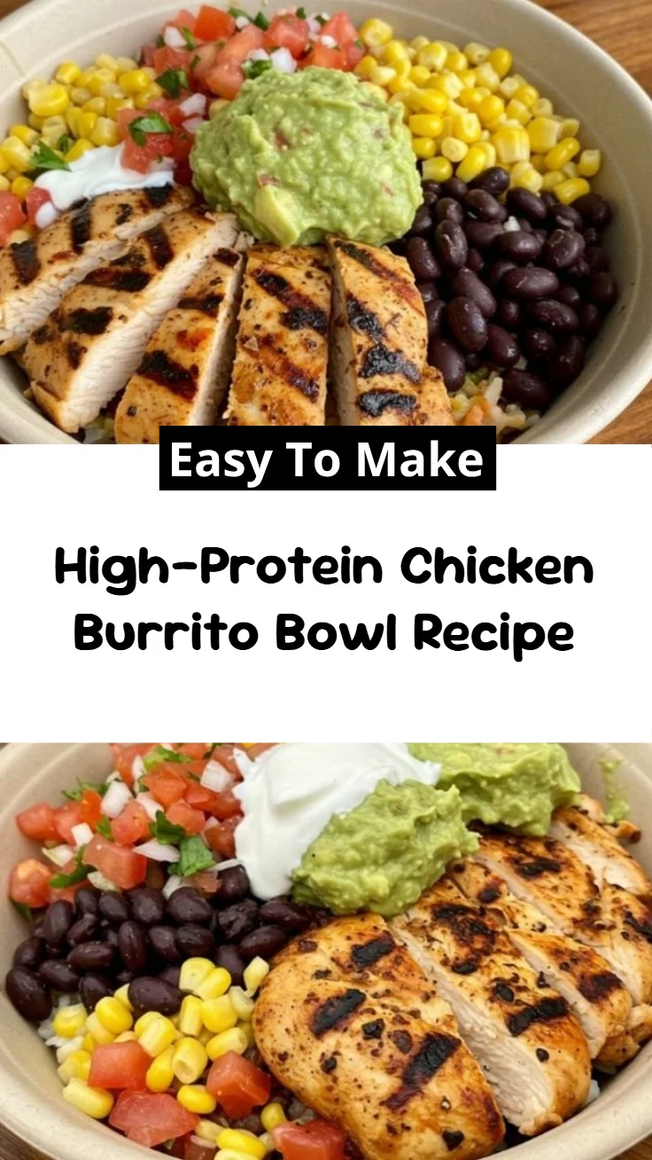 High-Protein Chicken Burrito Bowl Recipe