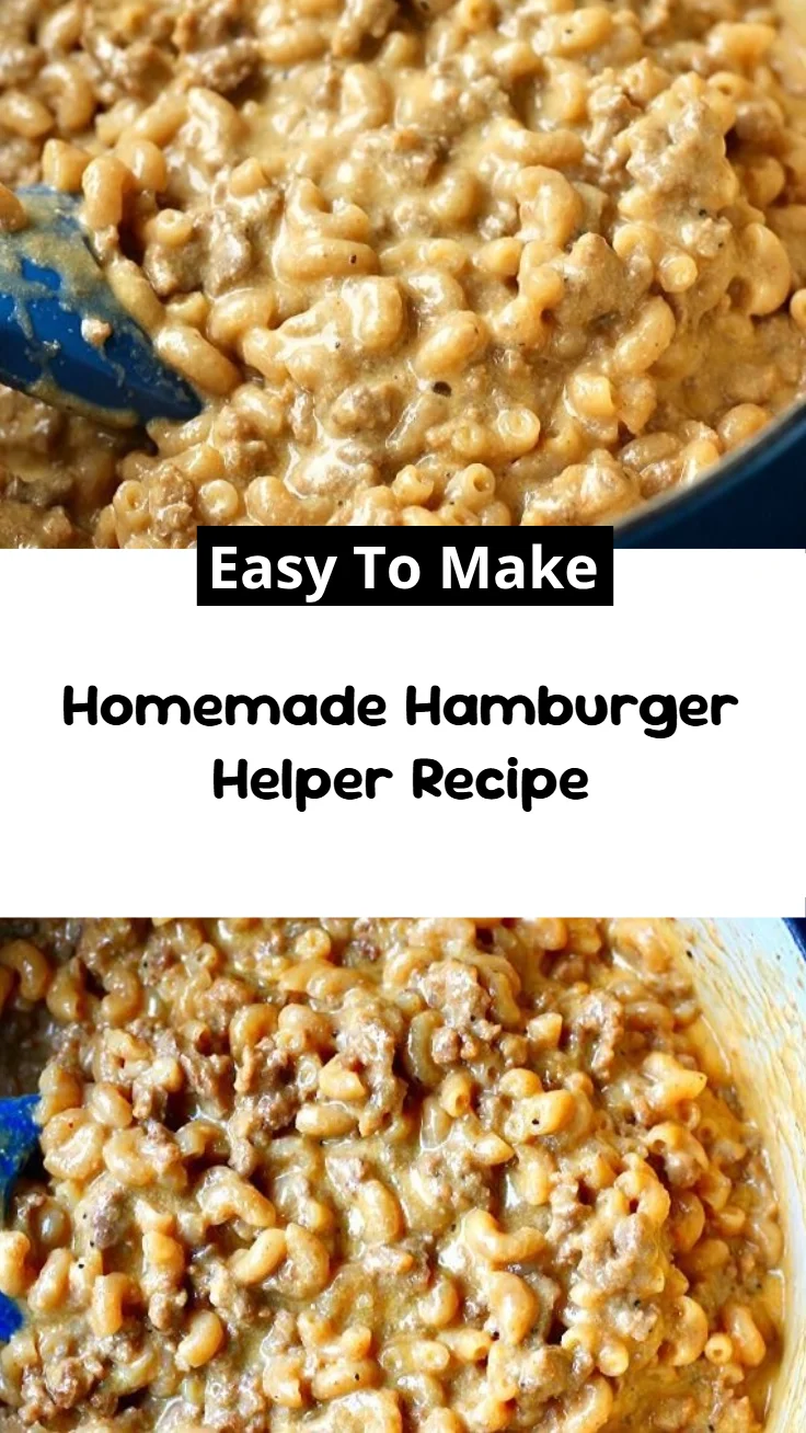 Homemade Hamburger Helper Recipe