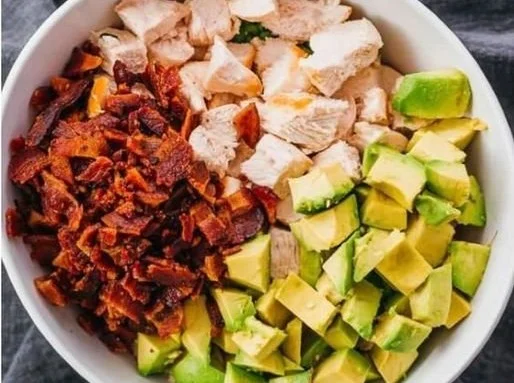 Delicious Keto Chicken Salad made with fresh ingredients for a healthy meal.