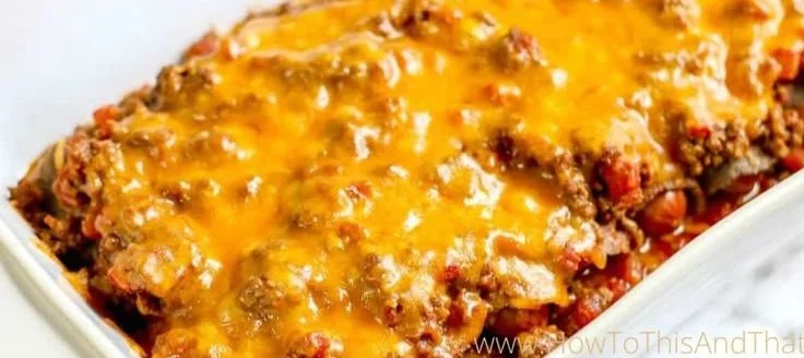 Keto Chili Dog Casserole