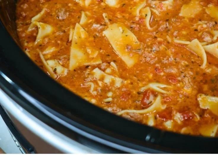 Crockpot Lasagna Soup