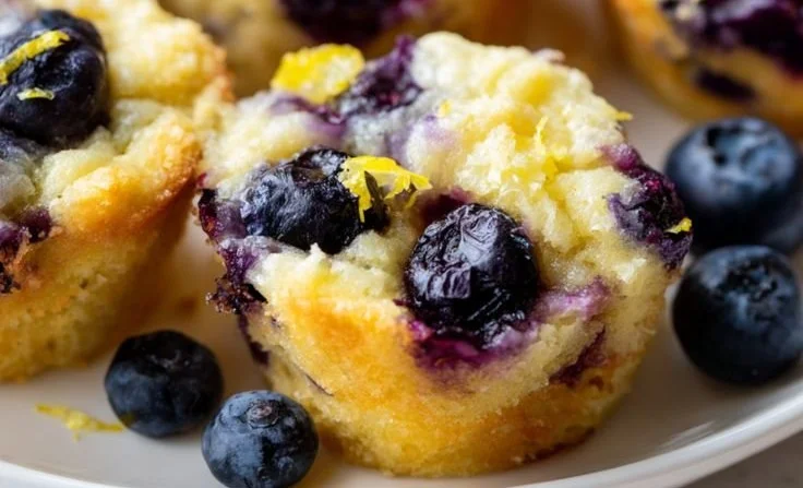 Lemon Blueberry Protein Bites