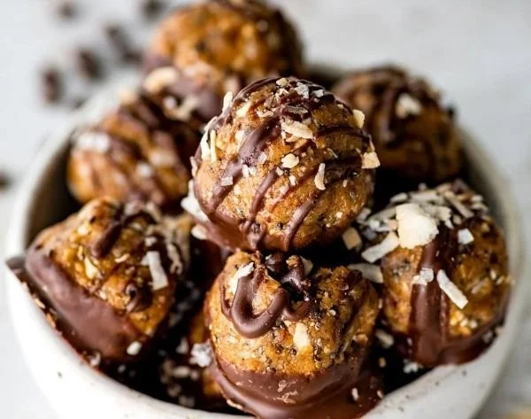 Samoa Cookie Protein Balls for a nutritious and tasty snack