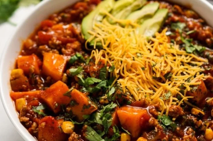 Sweet Potato Turkey Chili